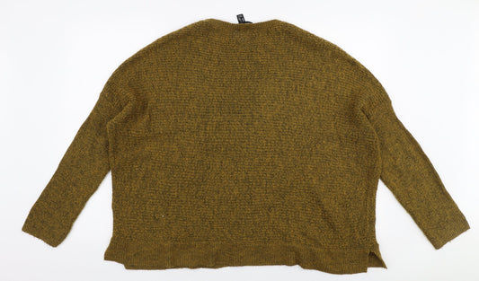 Womens UK Size S New Look Yellow Pullover Jumper