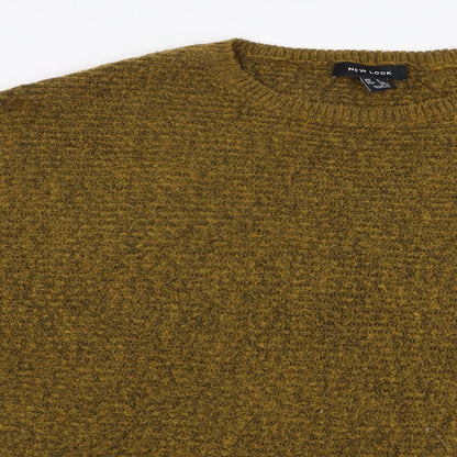Womens UK Size S New Look Yellow Pullover Jumper