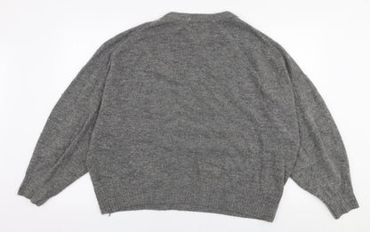 Womens UK Size M H&M Grey Pullover Jumper