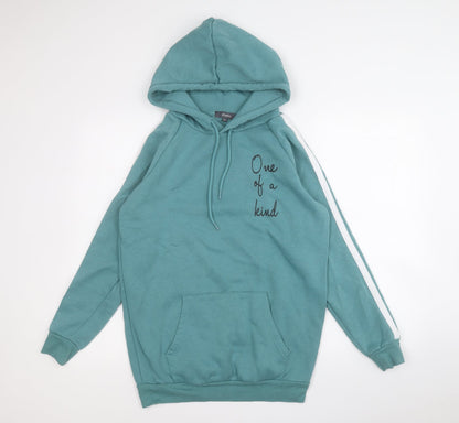 Studio Womens Green  Polyester Pullover Hoodie Size 8   - One of a kind