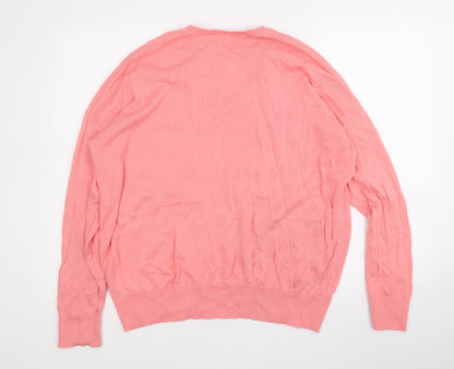 Womens UK Size L Dunnes Stores Pink Pullover Jumper