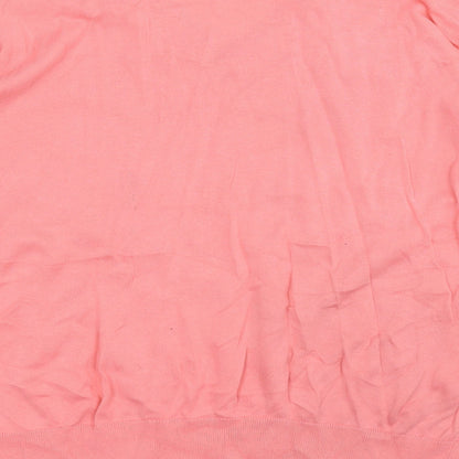 Womens UK Size L Dunnes Stores Pink Pullover Jumper