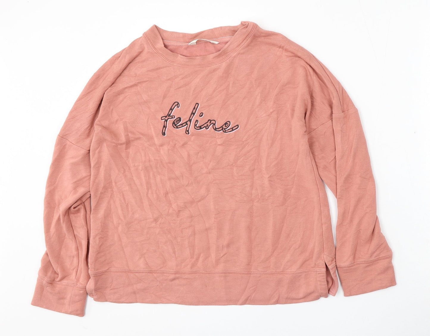 Womens UK Size 8 Marks and Spencer Pink Pullover Sweatshirt