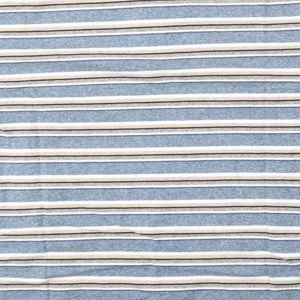 Leisurewear Mens Multicoloured Striped Cotton  Polo Size L Collared