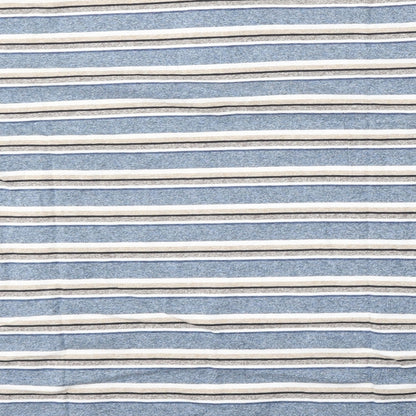 Leisurewear Mens Multicoloured Striped Cotton  Polo Size L Collared