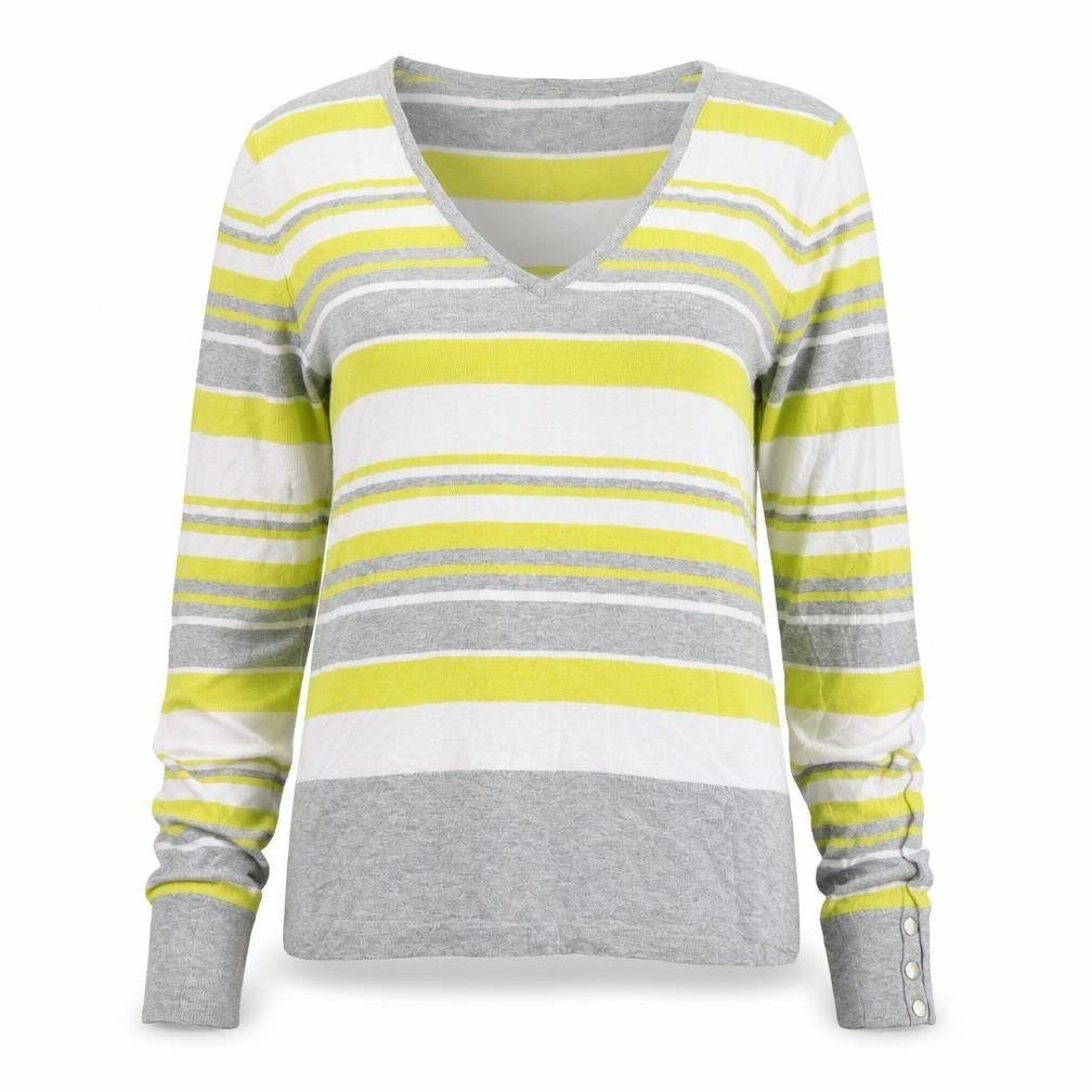 Womens UK Size L iNITIAL Multicoloured Pullover Jumper
