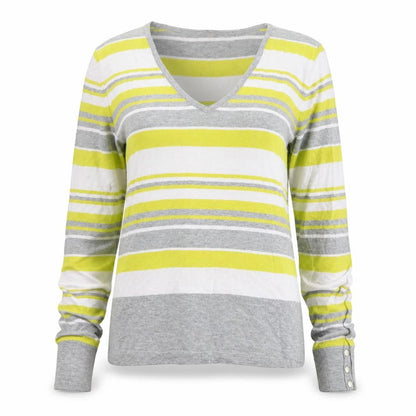 Womens UK Size L iNITIAL Multicoloured Pullover Jumper