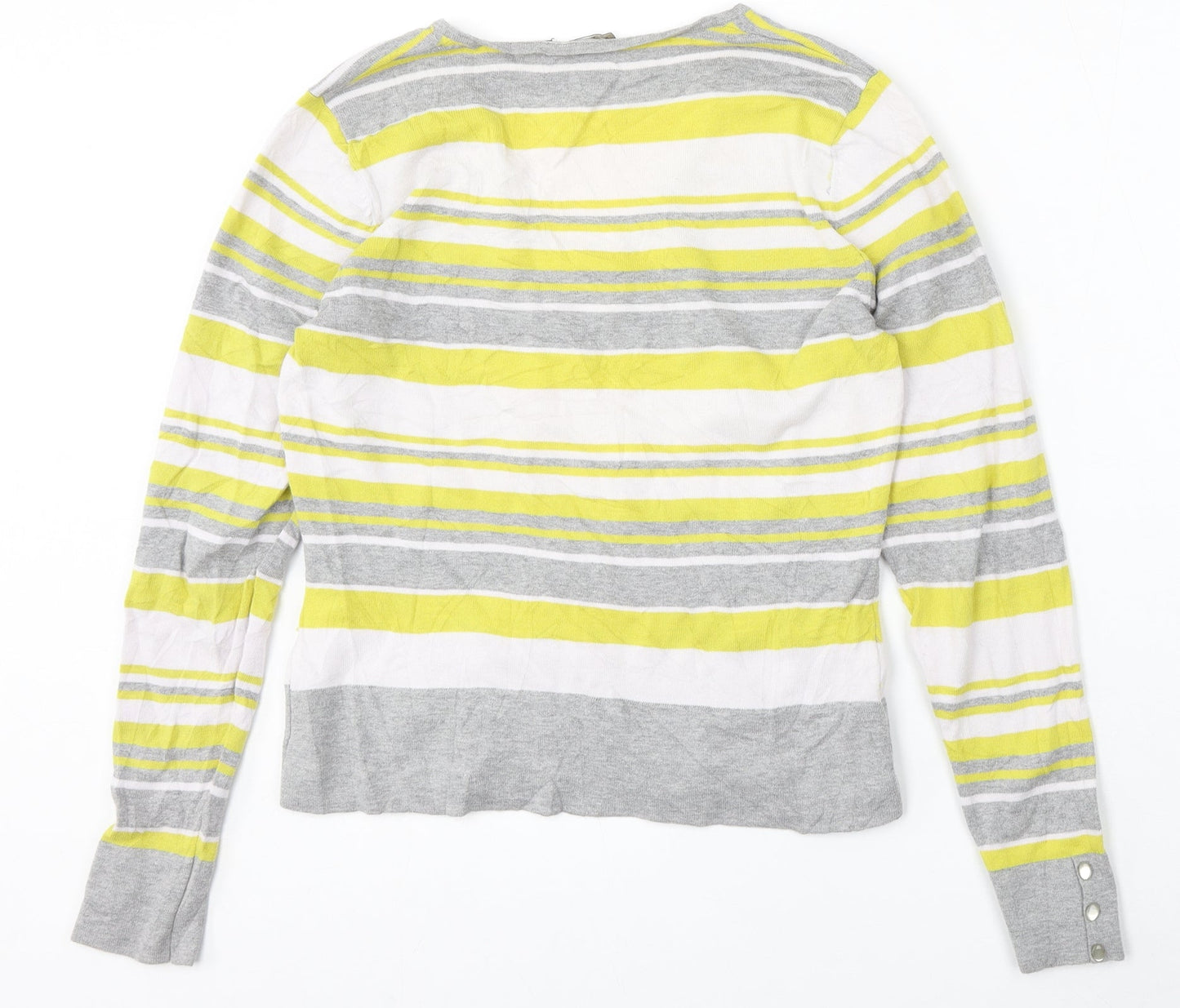 Womens UK Size L iNITIAL Multicoloured Pullover Jumper
