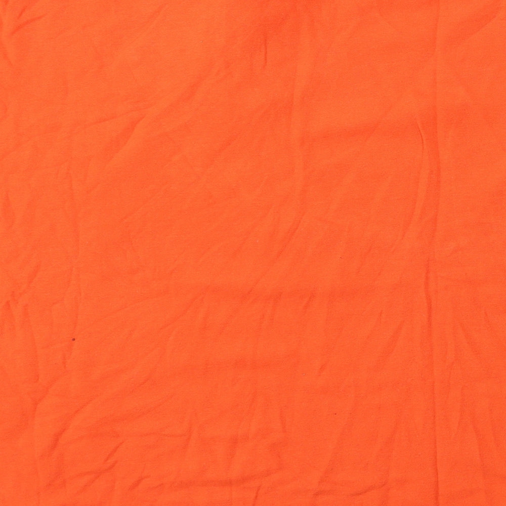 Dunnes Mens Orange  Cotton  Polo Size 2XL Collared