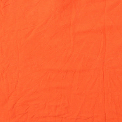 Dunnes Mens Orange  Cotton  Polo Size 2XL Collared