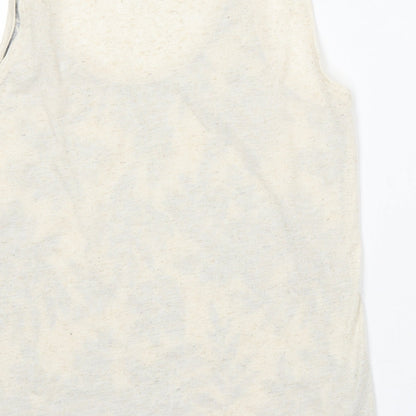 Womens UK Size 12 M&Co Beige Basic Tank