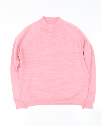 Womens UK Size S Preworn Pink Pullover Jumper