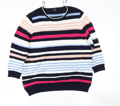 Womens UK Size 14 TESCO Blue Pullover Jumper