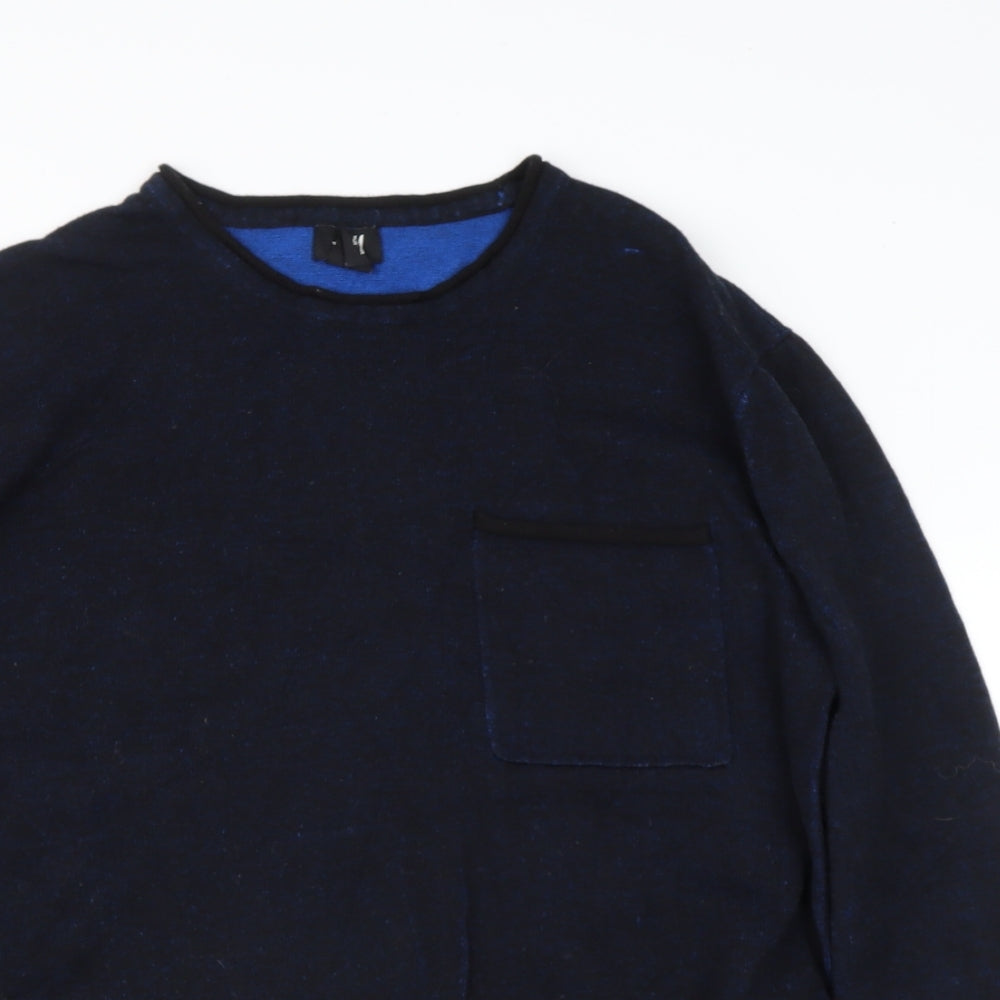 Womens UK Size S H&M Blue Pullover Jumper
