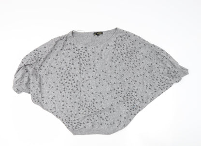 Womens UK Size 10 NEWLOOK Grey Pullover Jumper
