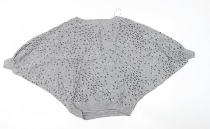 Womens UK Size 10 NEWLOOK Grey Pullover Jumper