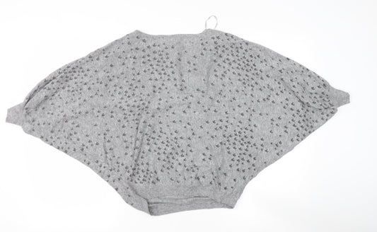 Womens UK Size 10 NEWLOOK Grey Pullover Jumper