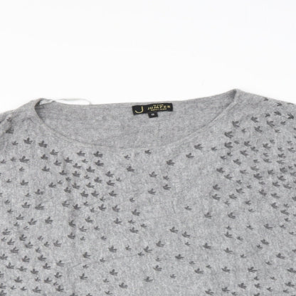 Womens UK Size 10 NEWLOOK Grey Pullover Jumper