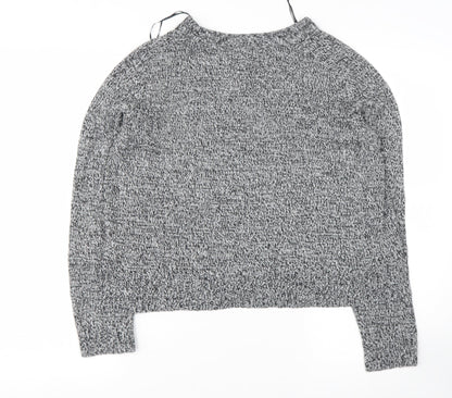 Womens UK Size 12 Divided Grey Pullover Jumper