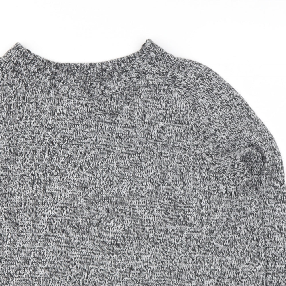 Womens UK Size 12 Divided Grey Pullover Jumper