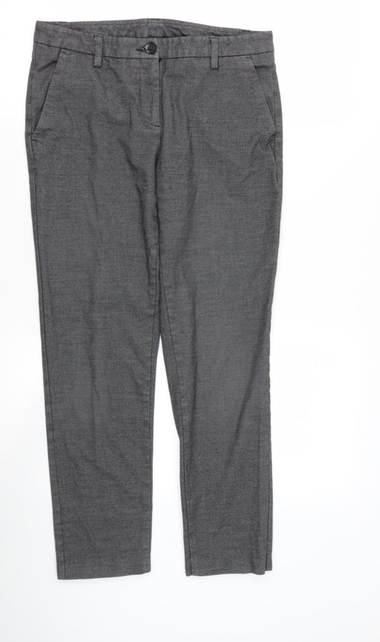 BENETTON Boys Grey  Viscose Chino Trousers  L26 in Regular