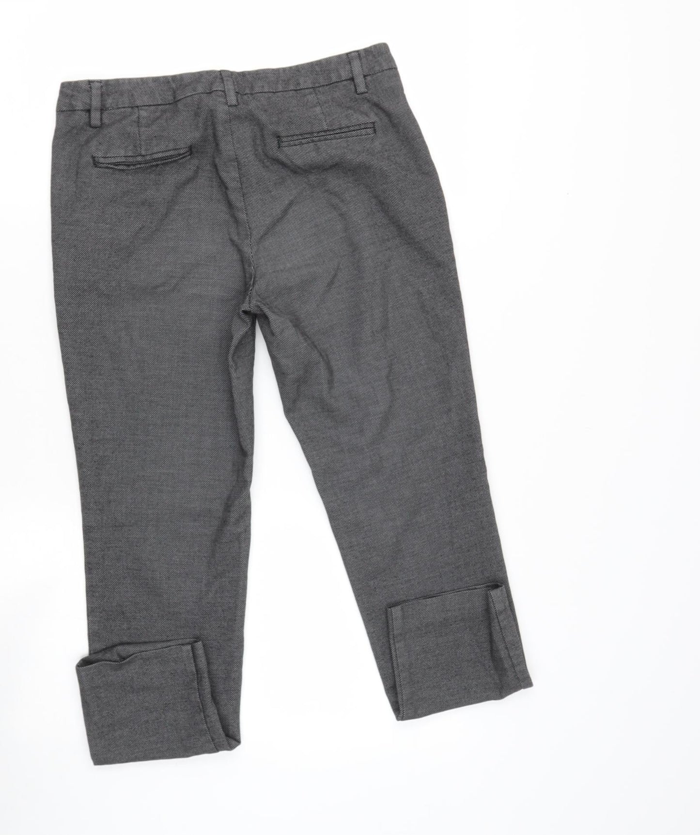 BENETTON Boys Grey  Viscose Chino Trousers  L26 in Regular