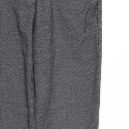 BENETTON Boys Grey  Viscose Chino Trousers  L26 in Regular
