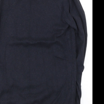 NEXT Mens Blue Round Neck  Cotton Pullover Jumper Size XS