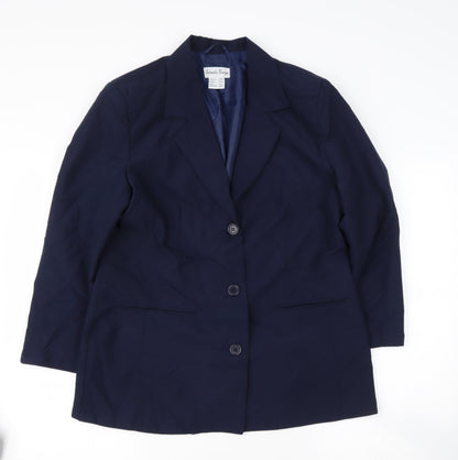 Womens UK Size 10 Gabriella vicenga Blue Jacket
