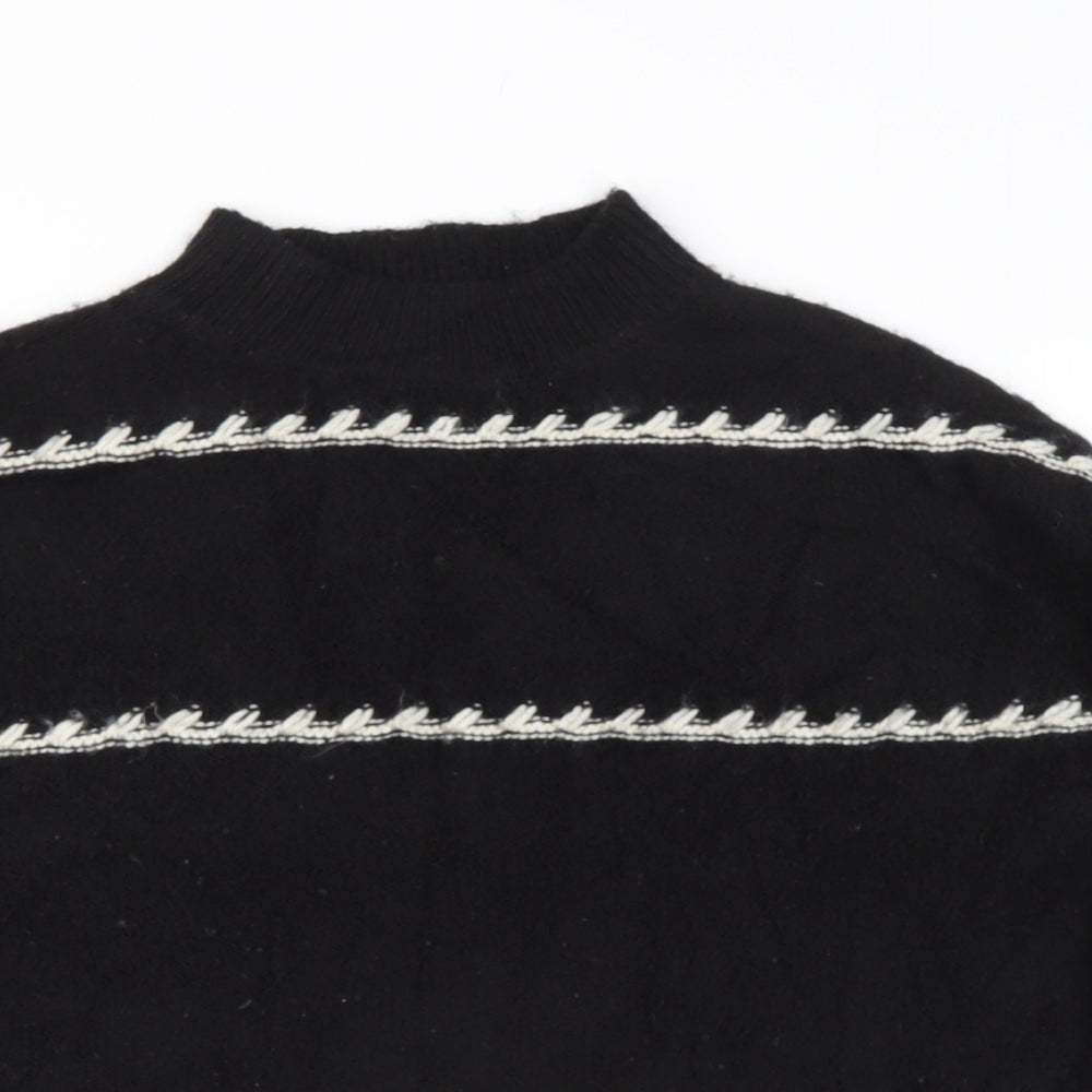 Womens UK Size M Preworn Black Pullover Jumper