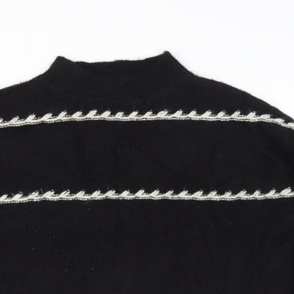 Womens UK Size M Preworn Black Pullover Jumper