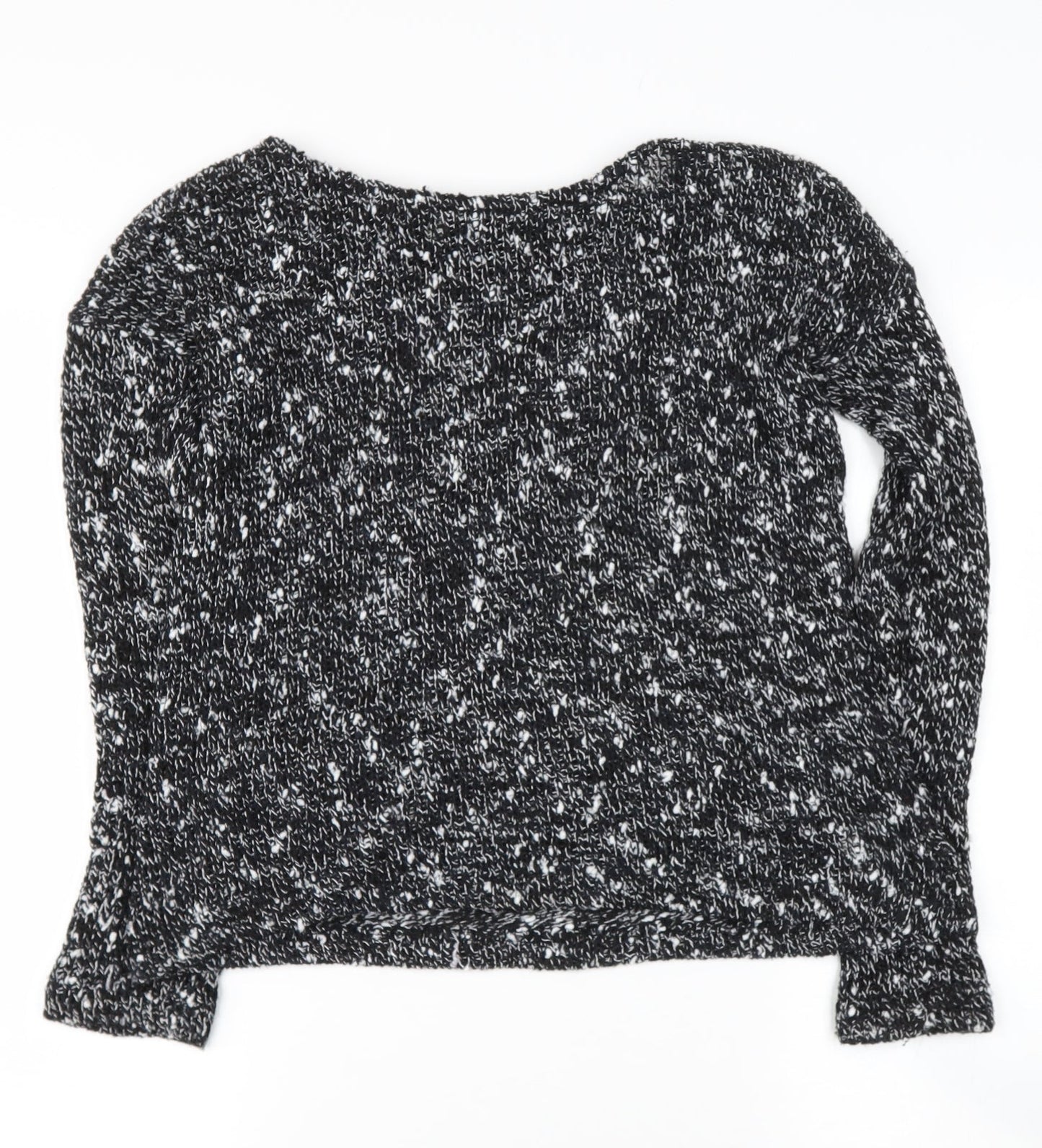 Womens UK Size S Zara Black Pullover Jumper