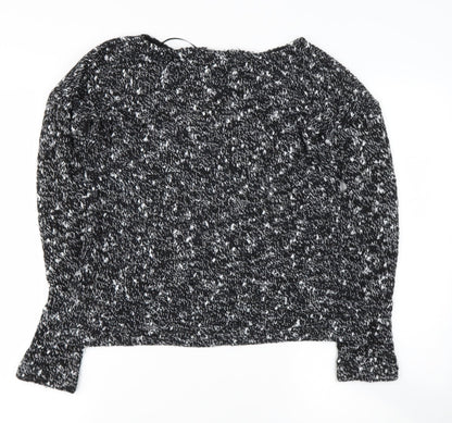 Womens UK Size S Zara Black Pullover Jumper