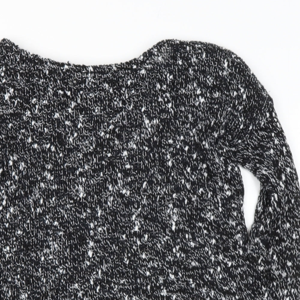 Womens UK Size S Zara Black Pullover Jumper