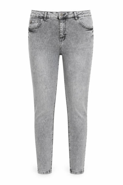 Womens UK Size 14 DENIM AND CO Regular Fit Skinny Grey Jeans