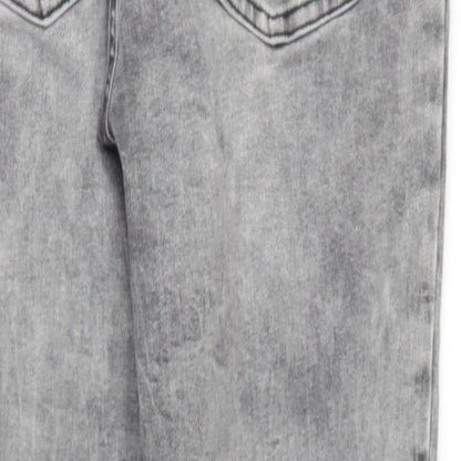 Womens UK Size 14 DENIM AND CO Regular Fit Skinny Grey Jeans