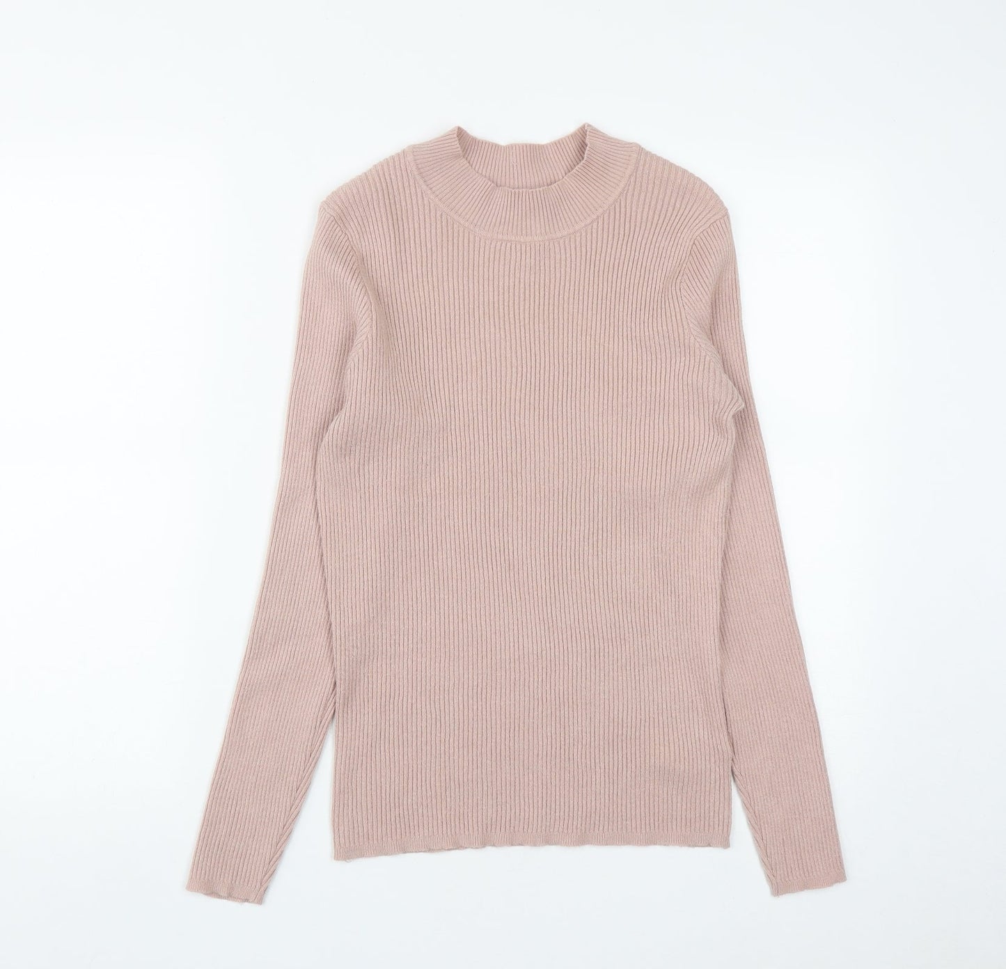 Primark Womens Brown Round Neck  Viscose Pullover Jumper Size XL