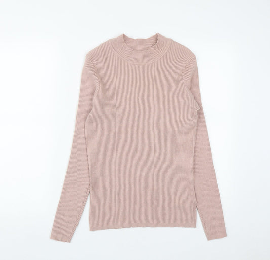 Primark Womens Brown Round Neck  Viscose Pullover Jumper Size XL