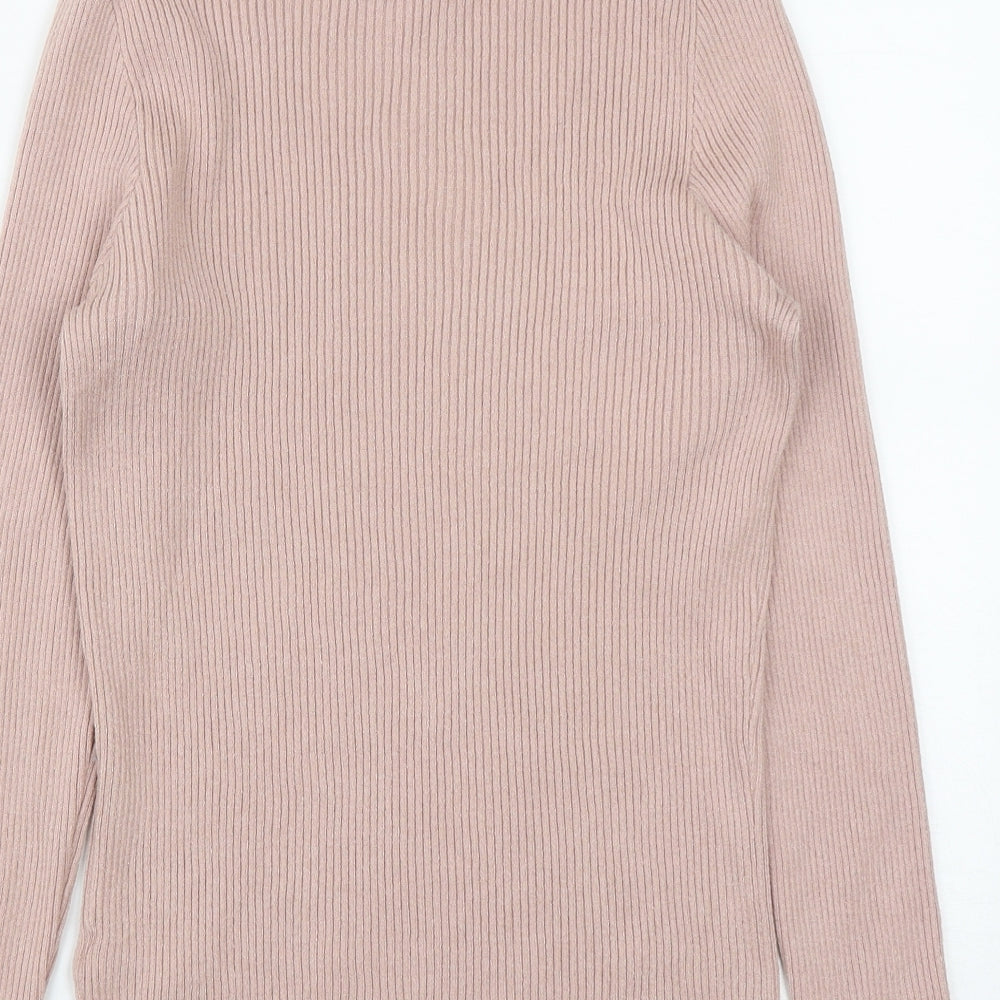 Primark Womens Brown Round Neck  Viscose Pullover Jumper Size XL