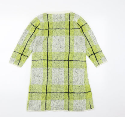 Womens UK Size 6 Fashion Union Green Tunic Jumper