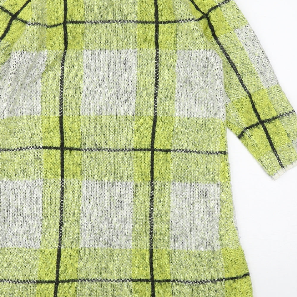 Womens UK Size 6 Fashion Union Green Tunic Jumper