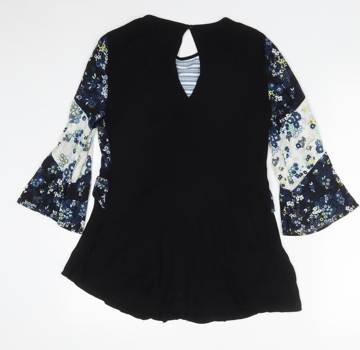 Womens UK Size 8 NEXT Multicoloured Basic Blouse