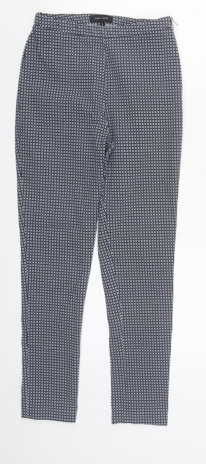 Womens UK Size 8 New Look Regular Fit  Blue Trousers