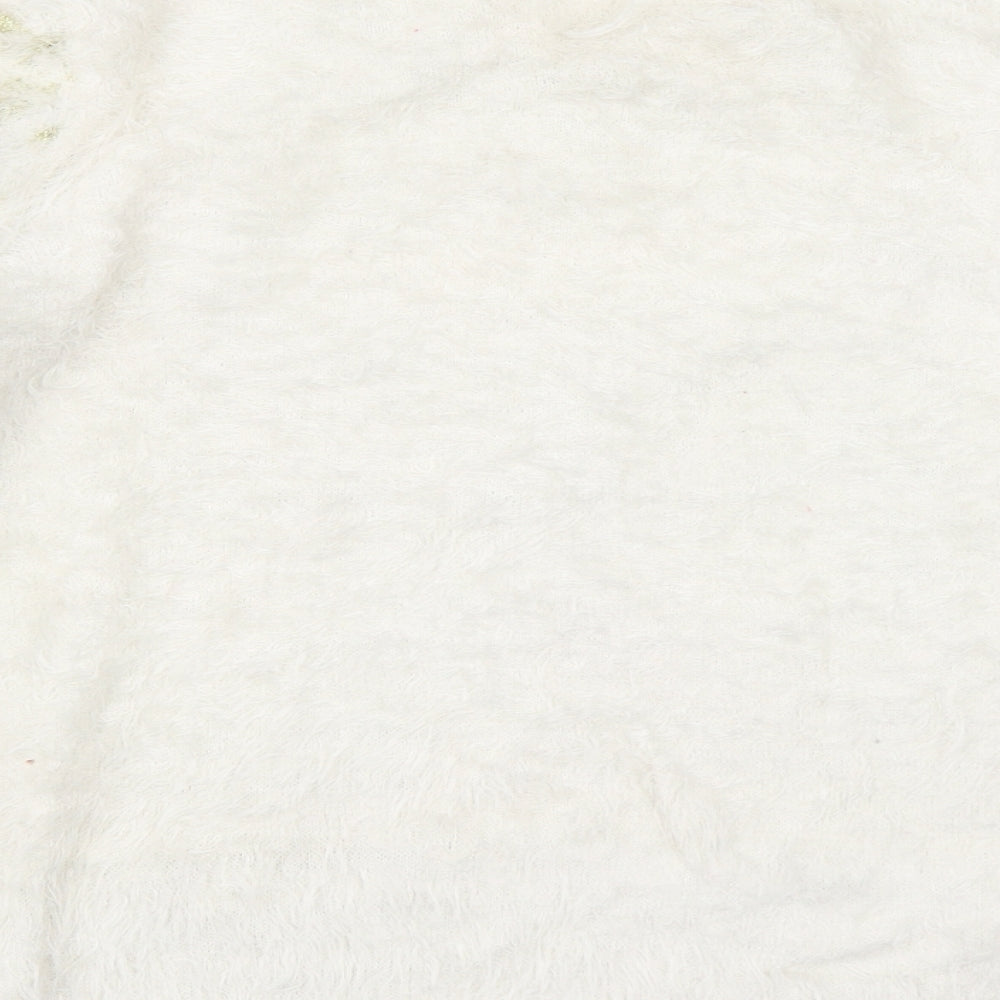Womens UK Size M EWM White Pullover Jumper