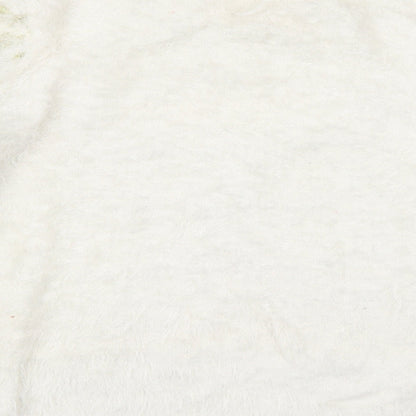 Womens UK Size M EWM White Pullover Jumper