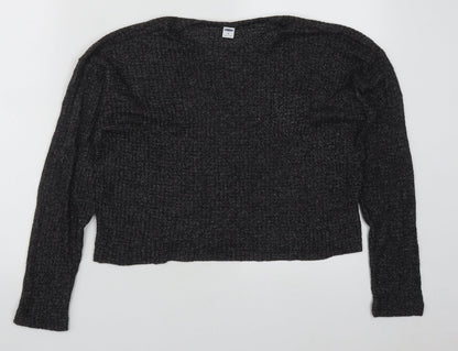 Womens UK Size XS Old Navy Grey Pullover Jumper