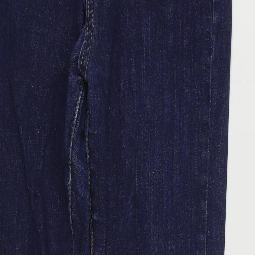 Dayie Womens Blue  Cotton Skinny Jeans Size S L28 in Regular Zip
