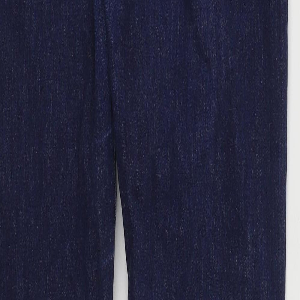 Dayie Womens Blue  Cotton Skinny Jeans Size S L28 in Regular Zip