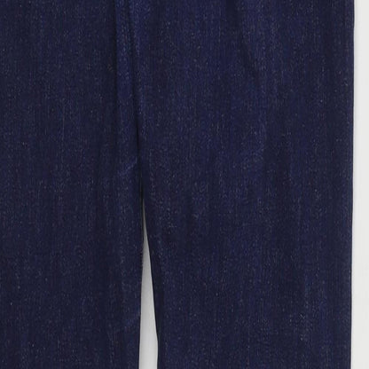 Dayie Womens Blue  Cotton Skinny Jeans Size S L28 in Regular Zip