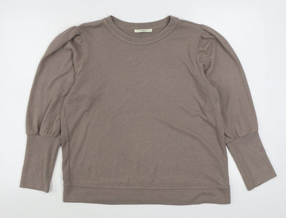 George Womens Brown  Viscose Pullover Sweatshirt Size L  Pullover